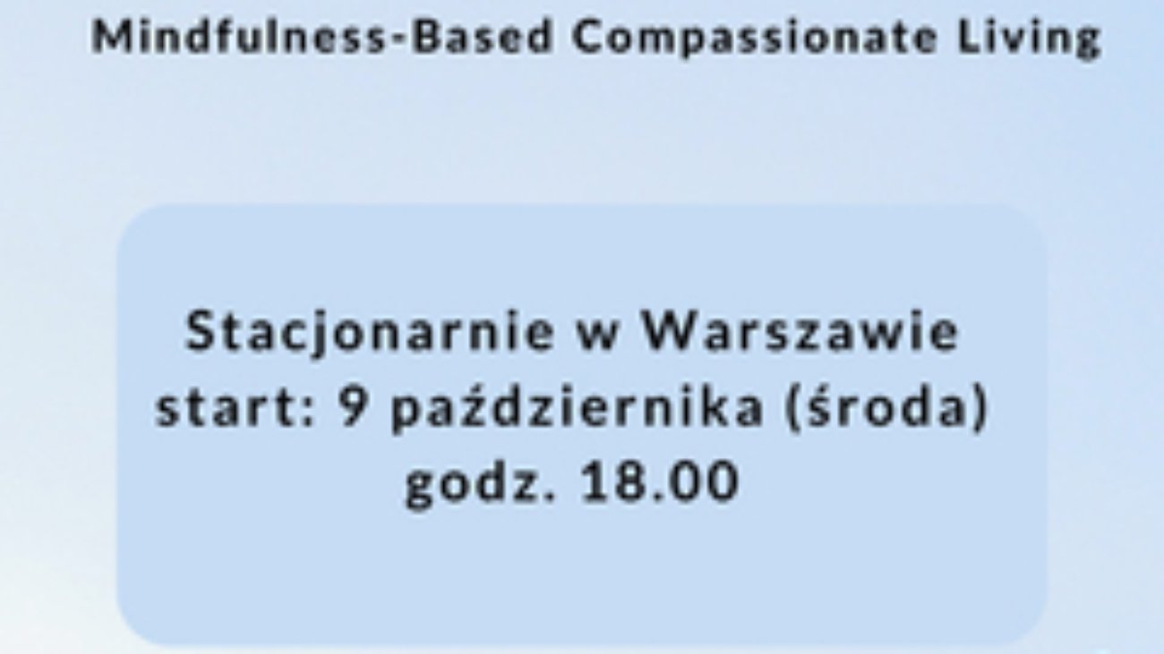 Kurs compassion stacjonary Warszawa